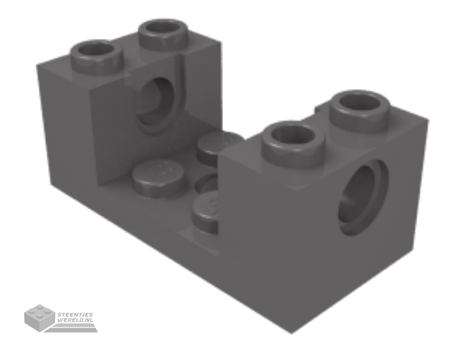 18975 - Technic, Steen 2 x 4 x 1 1/3 met gaten en 2 x 2 uitsnede