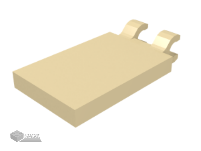 30350b – Tegel, aangepast 2 x 3 met 2 Open O Clips