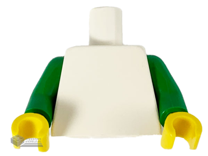 973c20 - Torso Plain / Green Arms / Yellow Hands