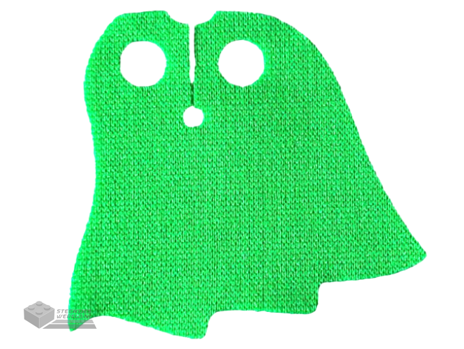 103435 - Minifigure Cape Cloth, Asymmetrical, 4 Points, Rounded - Spongy Stretchable Fabric