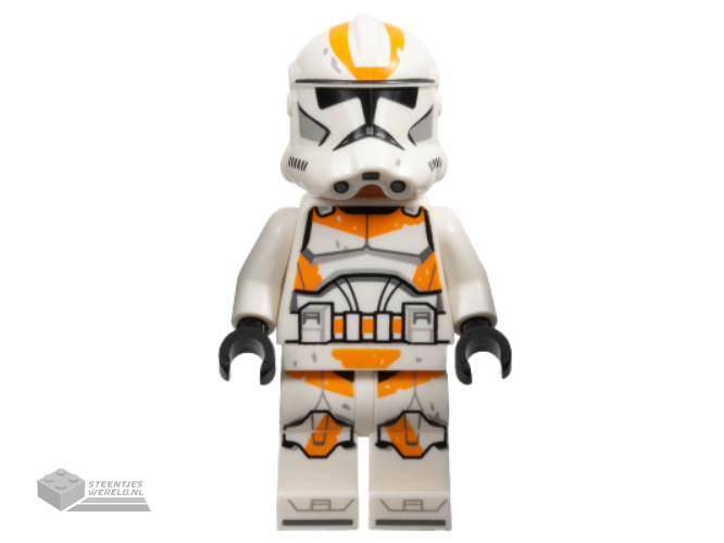 sw1235 – Clone Trooper, 212th Attack Battalion (Phase 2) – White Arms, Dirt Stains, Nougat Head, Helmet with Holes