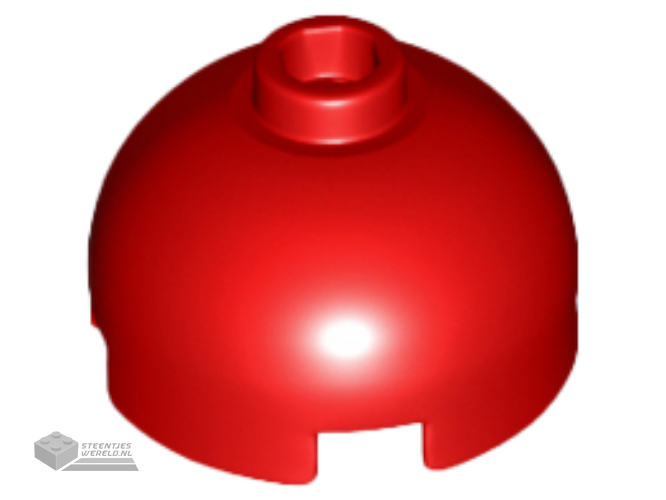 3262 – Brick, Round 2 x 2 Dome Top with Bottom Axle Holder – Vented Stud