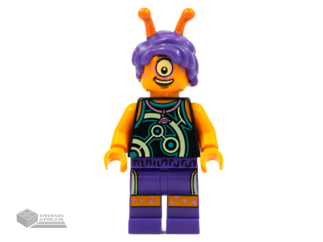 vid008 – Alien Keytarist, Vidiyo Bandmates, Series 1 (Minifigure Only without Stand and Accessories)