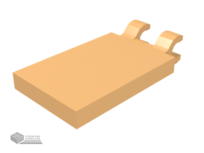 30350b – Tegel, aangepast 2 x 3 met 2 Open O Clips