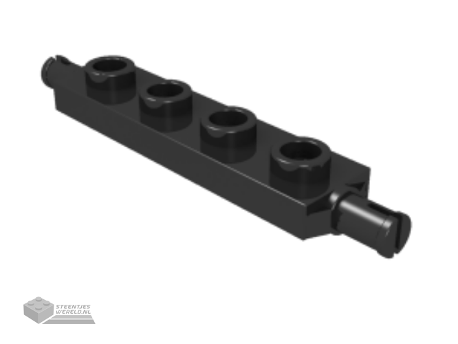 2926 – Plaat, aangepast 1 x 4 met Wheels houder