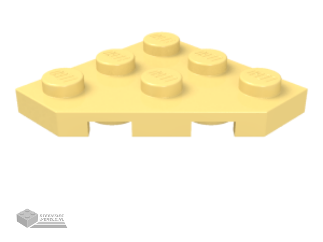 2450 – Wedge, Plaat 3 x 3 Cut hoek