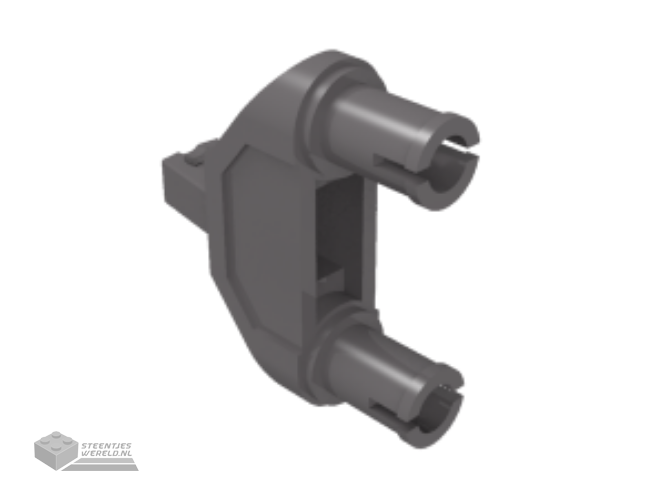 47973 – Scharnier 1 x 3 met twee pins, Locking 1 Finger