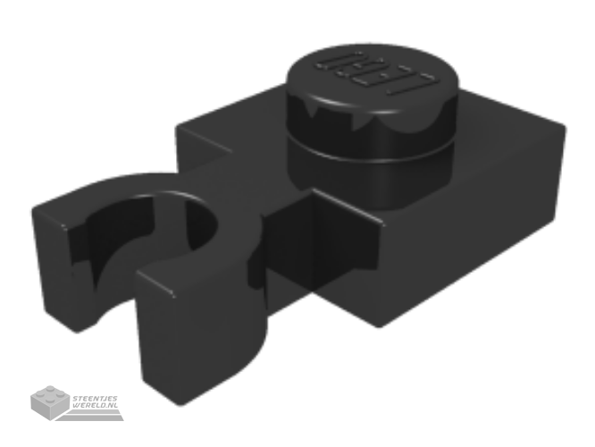 4085b – Plaat, aangepast 1 x 1 met U Clip dun (Vertical Grip)