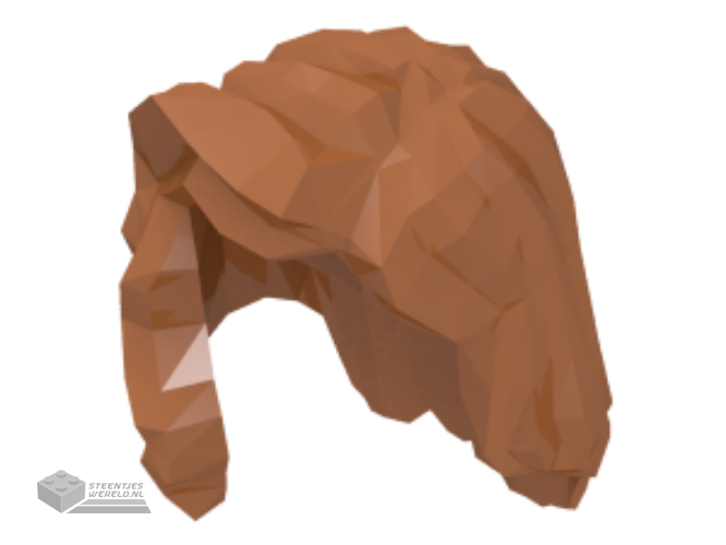 85974 – Minifigure, Hair Female Mid-Length met Part over rechts Shoulder