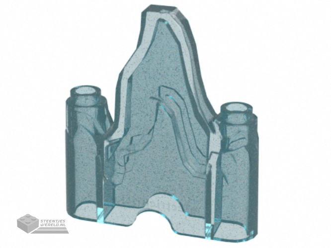 70880 – Wave afgeronde 1 x 4 met 2 noppen op uiteindes (vlam, Rock)