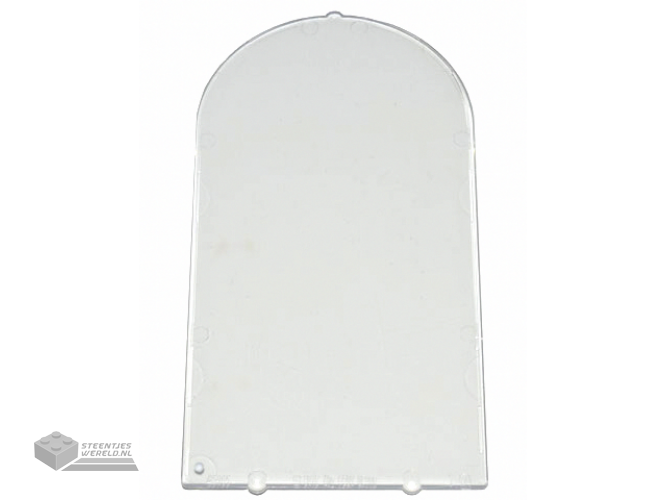 65066 – Glass for Door Frame 1 x 6 x 7 Rounded Pillars met Top Arch en Notches