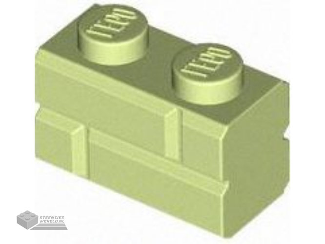 98283 – Steen, aangepast 1 x 2 met metselwerkprofiel