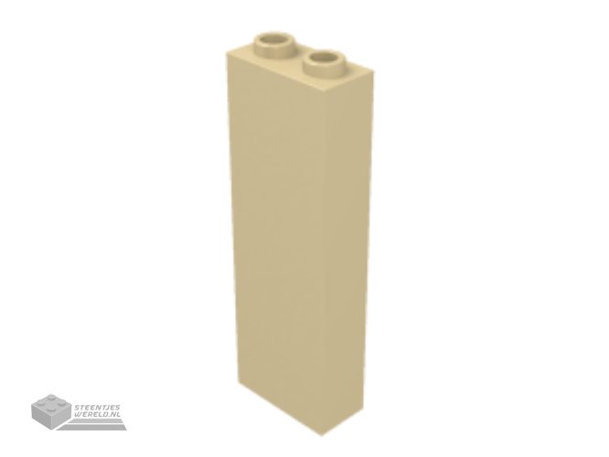 2454 – Steen 1 x 2 x 5 – deels open noppen of holle noppen