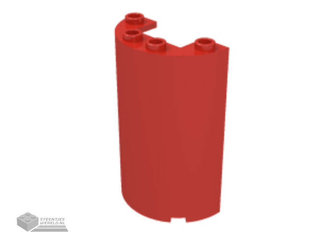 85941 – Cylinder Half 2 x 4 x 5 met 1 x 2 uitsnede