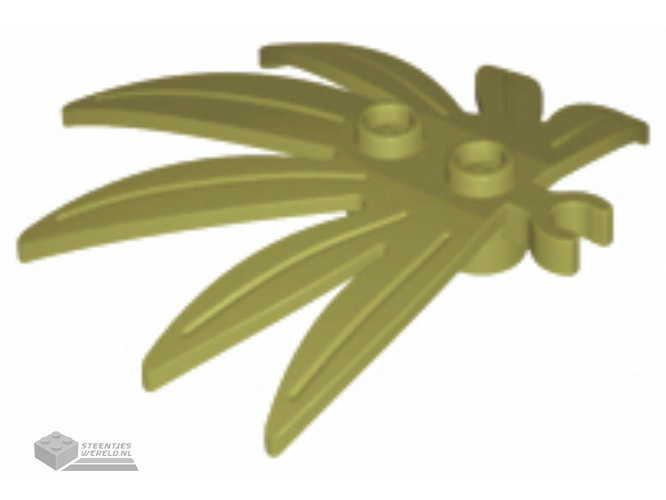10884 – Plant bladeren 6 x 5 Swordleaf met Open O Clip dik