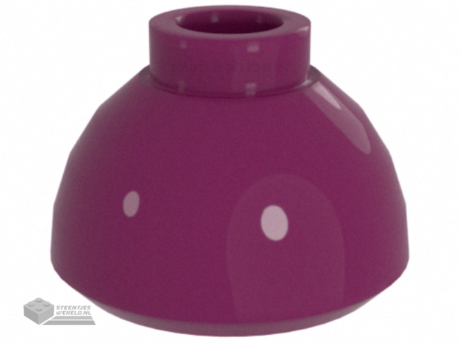 20952 – Steen, rond 1 1/2 x 1 1/2 x 2/3 Dome bovenkant