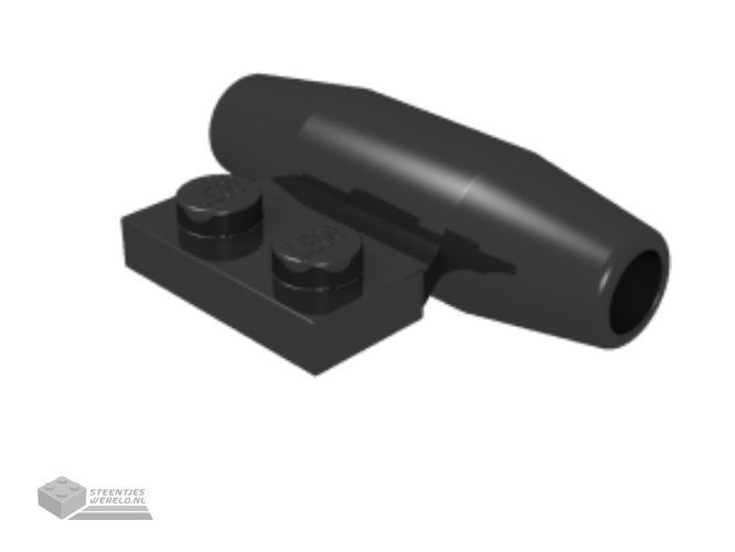 98302 – Engine, Smooth klein, 1 x 2 zijkant Plaat met Technic as houders en gleuf
