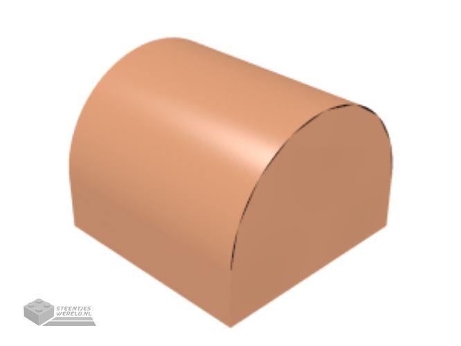 49307 – Dakpan, gebogen 1 x 1 x 2/3 dubbel