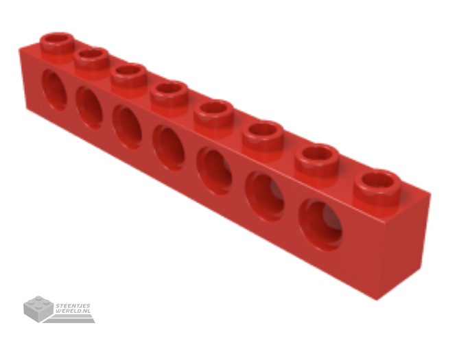 3702 – Technic, Steen 1 x 8 met gaten