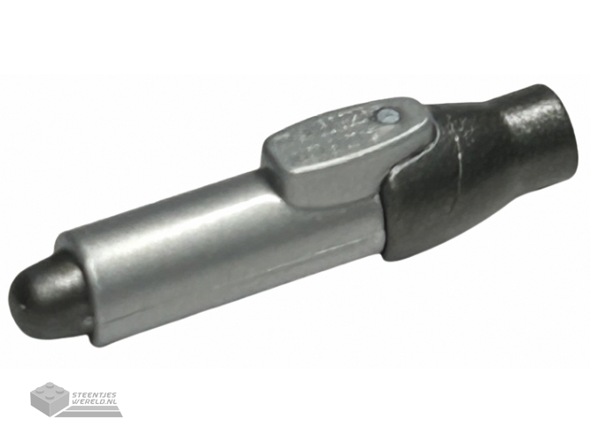 35809pb03 - Minifigure, Utensil Pen with Molded Pearl Dark Gray Tip and Cap Pattern