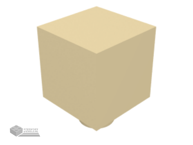 19729 – Minifigure, Head, Modified Cube, Plain