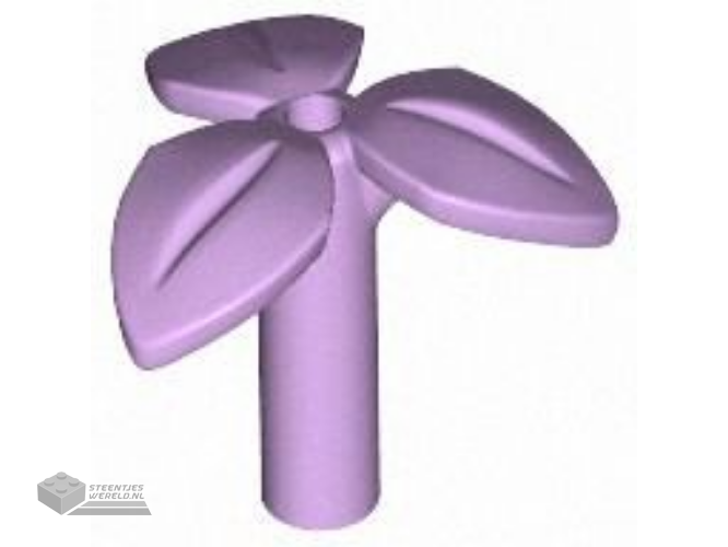 37695 – Plant Stem met 3 bladeren en onderkant pin