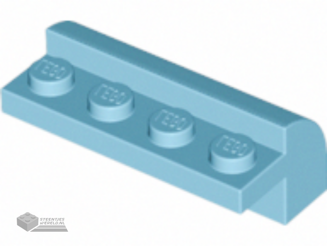 6081 – Dakpan, gebogen 2 x 4 x 1 1/3 met 4 verdiepte noppen