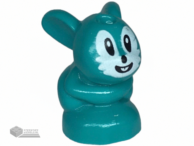18852pb04 - Bunny / Rabbit, Friends, Baby, Sitting with White Eyes, Pupils, Teeth and Whiskers, Black Irises, Nose and Mouth Pattern (Sonic the Hedgehog Pocky)
