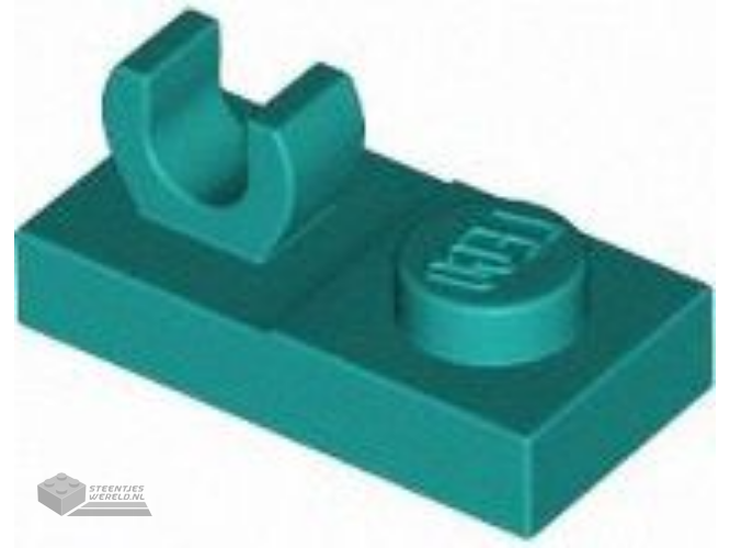 44861 – Plaat, aangepast 1 x 2 met Open O Clip op bovenkant