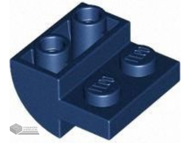 1750 – Slope, Curved 2 x 2 x 1 Inverted with 2 Recessed Studs