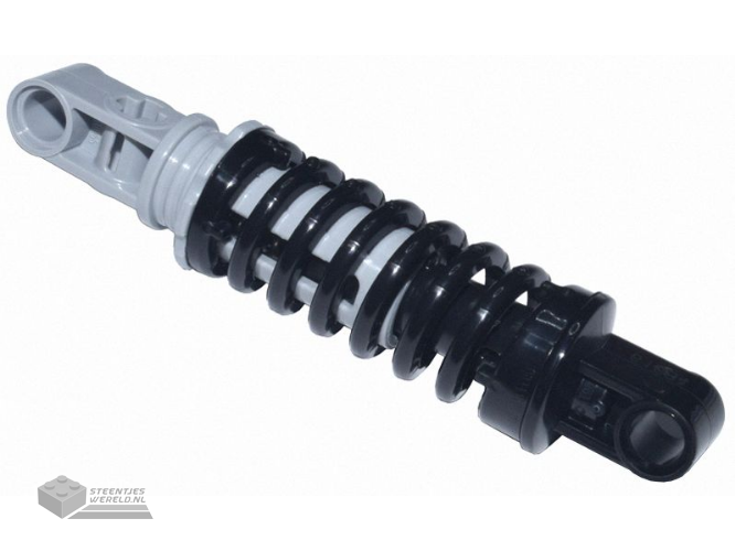 79717c01 – Technic, Shock Absorber 9L with Black and Light Bluish Gray Ends