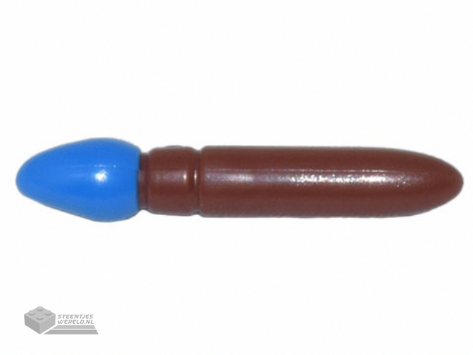 93552pb06 - Minifigure, Utensil Paint Brush with Molded Blue Bristles Pattern