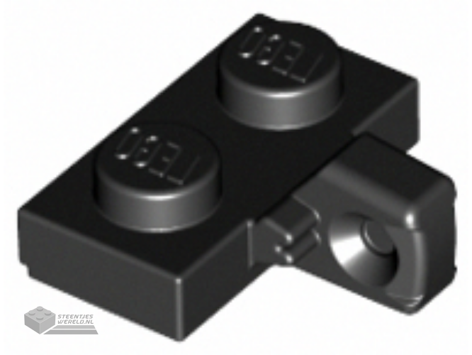 44567a – Scharnier Plaat 1 x 2 Locking met 1 Finger op zijkant met onderkant groef