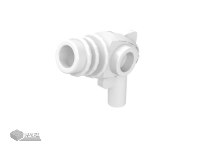 13608 – Minifigure, wapen Space Ray Gun – afgeronde Heat Diffusers