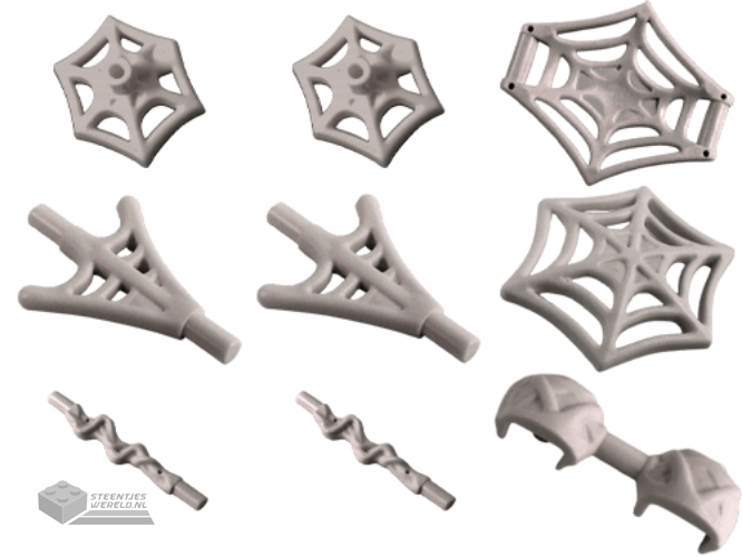 36083 – Minifigure, Weapon Pack Spider-Man Web Effects, 9 in Bag (Multipack)