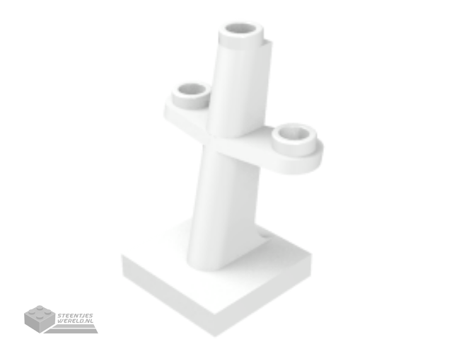 4289 - Boat, Mast 2 x 2 x 3 Inclined met nop op bovenkant en twee zijkanten
