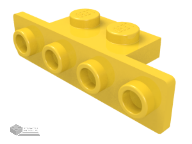 2436b – Bracket 1 x 2 – 1 x 4 met afgeronde hoeken