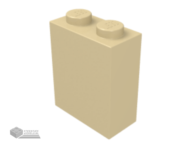 3245b – Steen 1 x 2 x 2 met technic as houder aan binnenkant