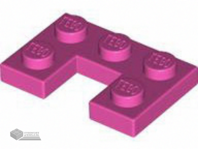 73831 – Plaat, aangepast 2 x 3 met 1 x 1 uitsnede