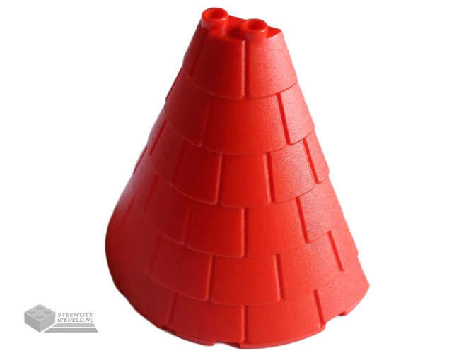 1746 – Tower Roof 4 x 8 x 6 Half Cone Shaped with Roof Tiles