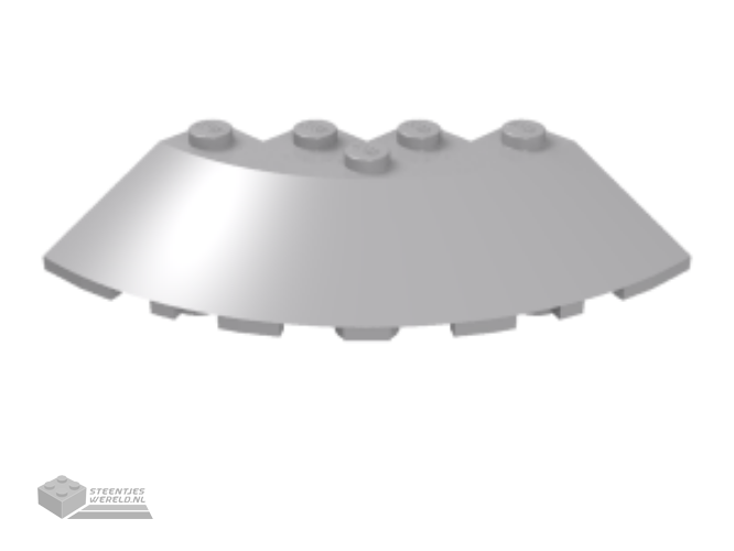 95188 – Steen, ronde hoek 6 x 6 met Dakpan 33 rand, schuine rand uitsnede