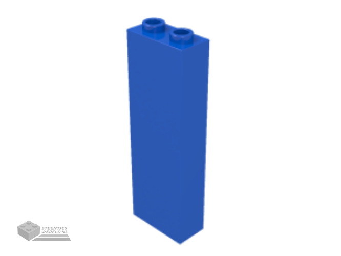 2454 – Steen 1 x 2 x 5 – deels open noppen of holle noppen