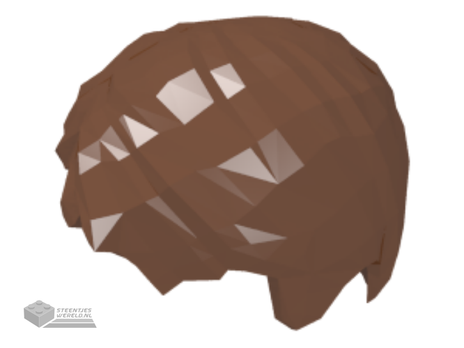 62810 – Minifigure, Hair Short Tousled met zijkant Part