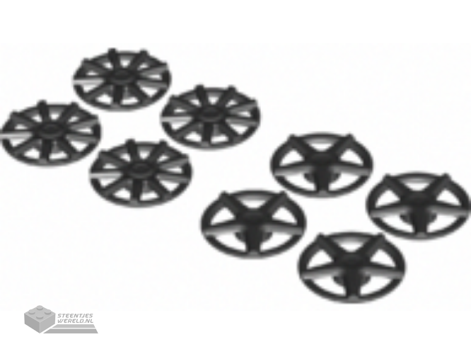 72210 - Wheel Cover 5 Spoke and 9 Spoke for Wheel 72206c01, 8 in Bag - 4 of Each (Multipack)
