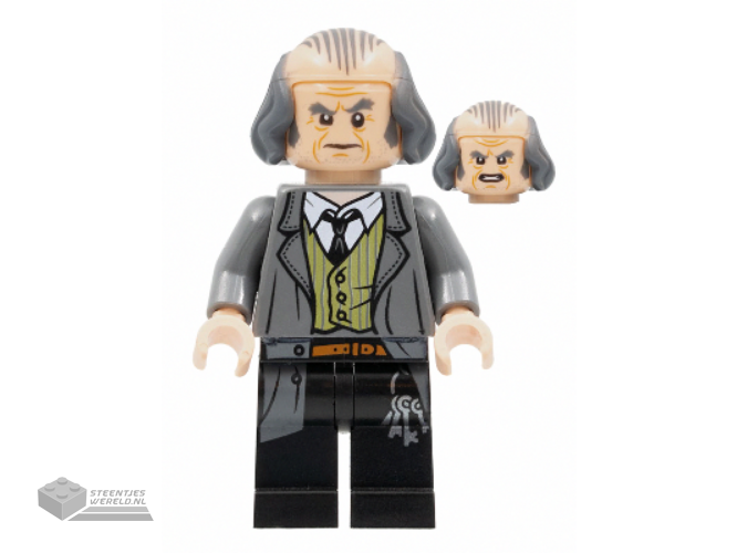hp140 – Argus Filch – Bald on Top, Dark Bluish Gray Jacket