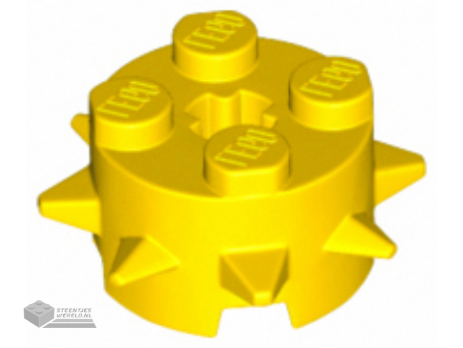 27266 – Steen, rond 2 x 2 met Spikes en Technic as gat