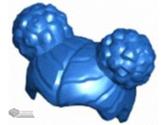 65579 – Minifigure, Hair Female, Parted in Middle met 2 Buns op bovenkant