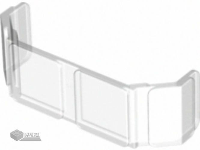 17457 – Glas voor Trein voorzijde 2 x 6 x 2