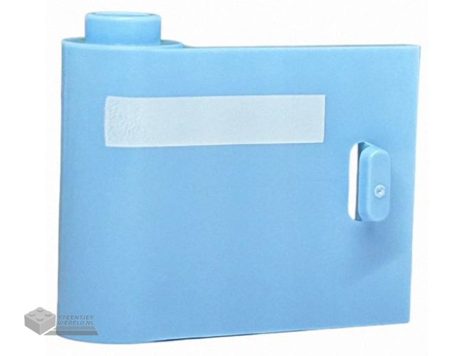 92262pb004 – Door 1 x 3 x 2 Left – Open Between Top and Bottom Hinge with Horizontal White Line Pattern