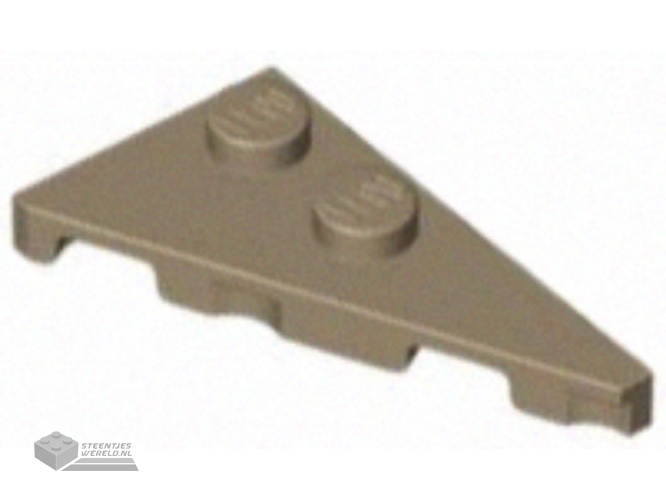 65429 – Wedge, Plaat 4 x 2 links, Pointed